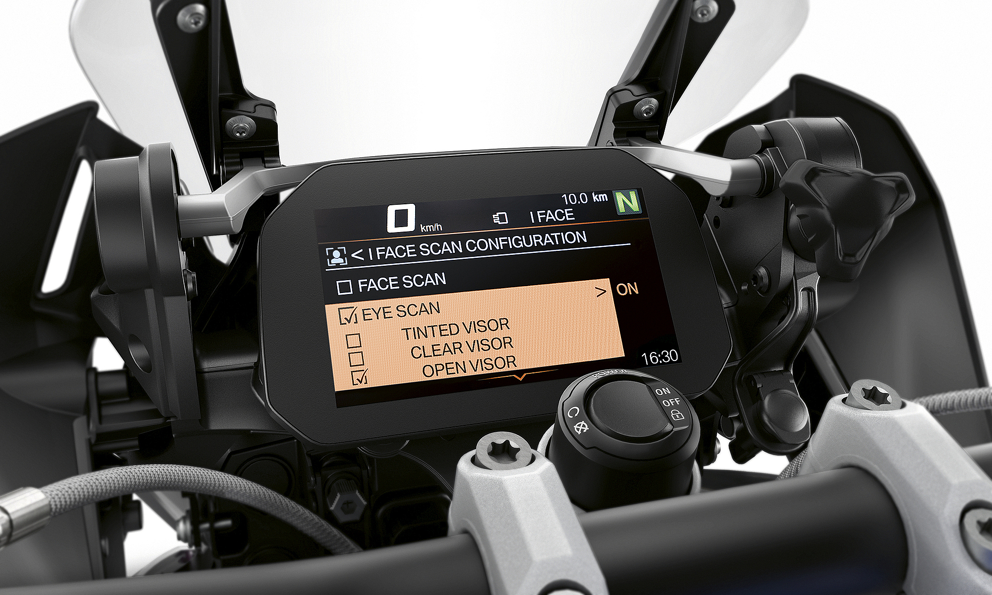 Hãng xe Đức ra mắt hệ thống nhận diện khuôn mặt BMW iFace cho môtô. Ảnh: BMW Motorrad