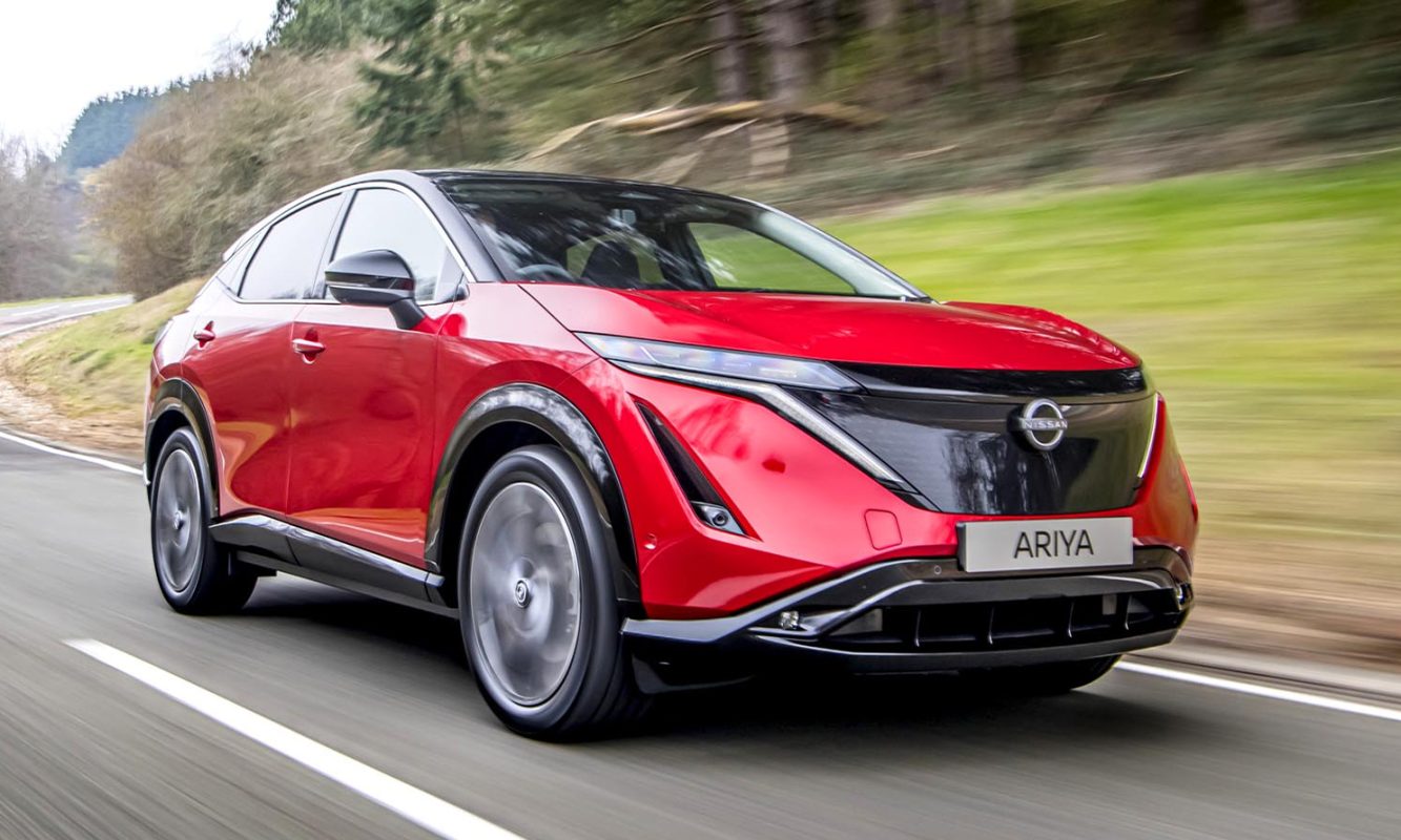 Xe điện Nissan Ariya ra mắt trong 2020 và bắt đầu sản xuất trong 2022. Ảnh: Auto Trader